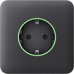 Розетка Ajax SoloCover Graphite