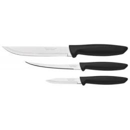 Набір кухонних ножів TRAMONTINA Plenus 23498/013 Black