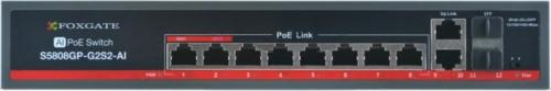 Світч FoxGate S5808GP-G2S2-AI