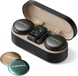 Мікрофонна радіосистема Anker AnkerWork M650 (2 TX + 1 RX) Combo Black