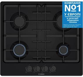 Варильна поверхня Bosch PGP6B6K90R Black