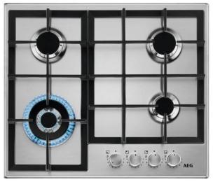 Варильна поверхня AEG HGB64420SM Inox