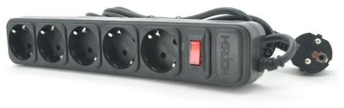 Мережевий фільтр Merlion B530 3м Black