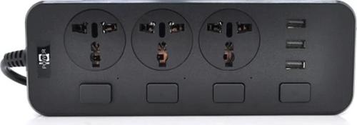 Мережевий фільтр Voltronic TВ-Т14 Black (ТВ-Т14-Black)