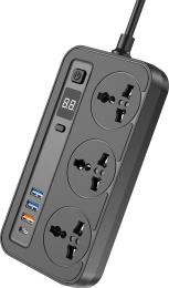 Мережевий фільтр Aspor A505 PD Black