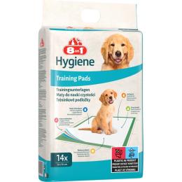 Пелюшки 8in1 Training Pads для собак 56х56 см 14 шт