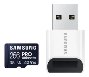 Карта памяті Samsung Pro Ultimate (MB-MY256SB/WW) 256GB microSDXC + USB кардрідер