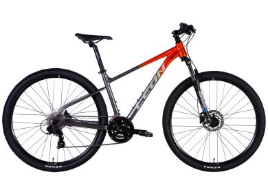 Велосипед Leon TN 100 HDD рама 17 AL 29 2025 Silver Orange