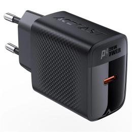 Адаптер живлення для телефона Acefast A82 PD20W GaN single USB-C charger Black