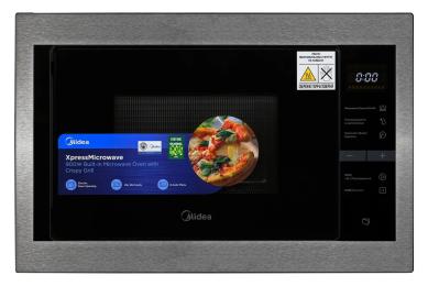 Мікрохвильова піч Midea MI10250GBX