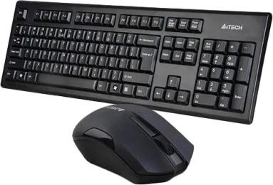 Комплект клавіатура та миша A4Tech 3000N Black (USB)