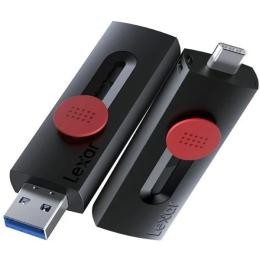 Флеш память Lexar JumpDrive Dual Drive D300 32GB Black USB3.2 (LJDD300032G-BNBNG)