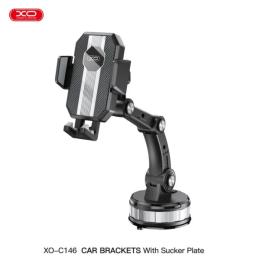 Тримач в авто XO C146 Suction Cup Rotating Cell Phone Holder Black