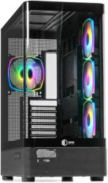 Корпус для ПК QUBE MASTERFORCE Black (MASTERFORCE_GBNU3)