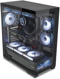 Корпус для ПК ALmordor QX25A Black (ALQX25ABK_LCD)