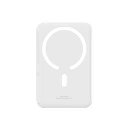 Зовнішній портативний акумулятор Baseus Magnetic Mini Wireless Fast Charge Power Bank 20000mAh White 20W (PPCX150002)