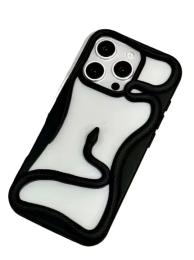 Чохол-накладка Infinity Silicone CaseFashion 3D Snake для Apple iPhone 13 Pro Max Black