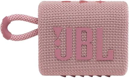 Акустика портативна JBL Go 3 Pink