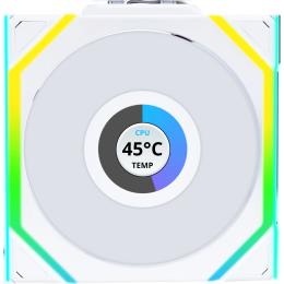 Вентилятор для ПК Lian Li Uni Fan SL Wireless LCD Reverse 120-1 White (G99.12RSLLCD1W1W.00)