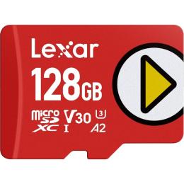 Карта памяті Lexar 128GB microSDXC Play UHS-I U3 V30 A2 Class 10 (LMSPLAY128G-BNSNG)