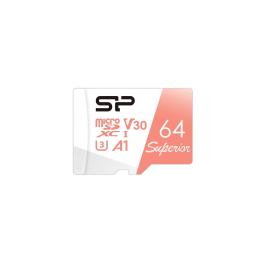Карта памяті Silicon Power 64G microSDXC U3 A1 V30 Superior (SP064GBSTXDV3V20SP)