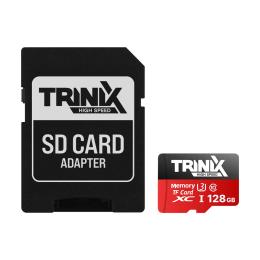 Карта памяті Trinix 128GB microSDXC U3 V30 A1 + SD-adapter (90-00036)