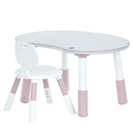 Дитячий столик Bambi M 6179-8 White Pink