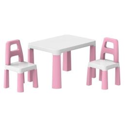 Дитячий стіл із двома стільцями Технок 0457TXK Pink