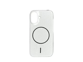 Чохол-накладка Infinity Carbon Case MagSafe для Apple iPhone 16 White