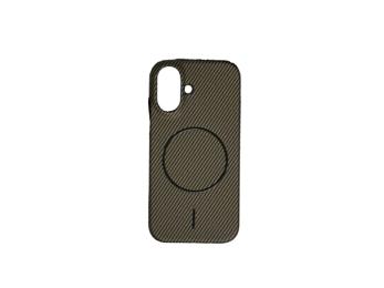 Чохол-накладка Infinity Carbon Case MagSafe для Apple iPhone 16 Brown