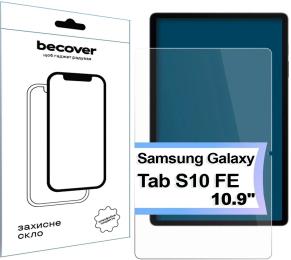 Захисне скло для планшетів BeCover Matte Anti-Glare для Samsung Tab S10 FE SM-X520/SM-X526 10.9/S10 Lite/S9 FE/S9 (713442)