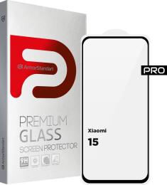 Захисне скло ArmorStandart Pro для Xiaomi 15 Black (ARM82376)
