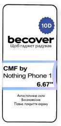Захисне скло BeCover 10D для CMF by Nothing Phone 1 10D Black (713571)