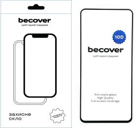 Захисне скло BeCover 10D для Honor 200 lite Black (713162)