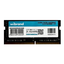 Оперативна память Wibrand 32GB SODIMM DDR4 3200MHz (WI3200DDR4S/32GB)