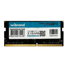 Оперативна память Wibrand 16GB SODIMM DDR4 3200MHz (WI3200DDR4S/16GB)