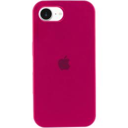 Чохол-накладка EpiK Silicone Case Full Protective (AA) для Apple iPhone 16e (6.1) Rose Red