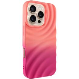 Чохол-накладка EpiK TPU ColorWave для Apple iPhone 16 Pro (6.3) Peach Pink