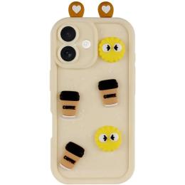 Чохол-накладка EpiK TPU Toys Case with Ears для Apple iPhone 16 (6.1) Sand