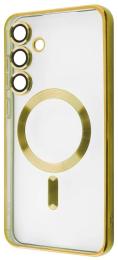 Чохол-накладка WAVE Metal Color Case with Magnetic Ring для Samsung Galaxy S24 FE Gold