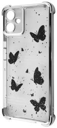 Чохол-накладка WAVE Winkie для Samsung Galaxy A06 silver/butterfly