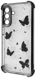 Чохол-накладка WAVE Winkie для Samsung Galaxy A26 black/butterfly