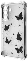 Чохол-накладка WAVE Winkie для Samsung Galaxy A26 silver/butterfly