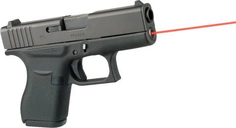 Лазерний цілевказувач LaserMax для Glock 43/43X/48 Red (LMS-G43)