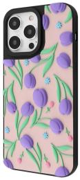 Чохол-накладка WAVE Doodle Case для iPhone 16 Pro Max flowers