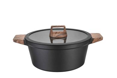 Каструля PEPPER Wood PR-2313-20 Black 2.3 л