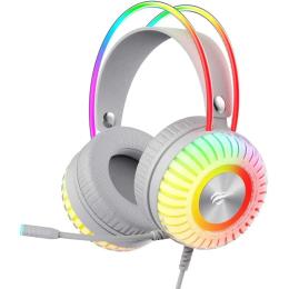 Накладні навушники Havit HV-H2046U Plug USB 7.1 Gray (6939119036843)