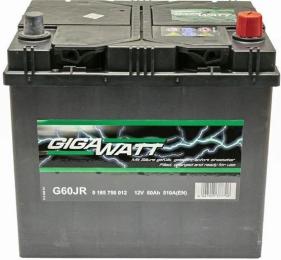Автомобільний акумулятор Gigawatt 6CT-60 АзЕ Asia (0185756012)