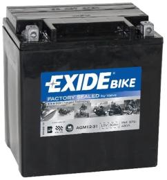Акумулятор для мотоцикла Exide Ready AGM 30Ah (AGM12-31)