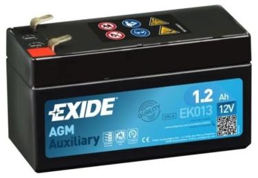 Автомобільний акумулятор Exide START-STOP AGM 1.2Ah (EK013)